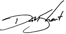 Dan Short's signature